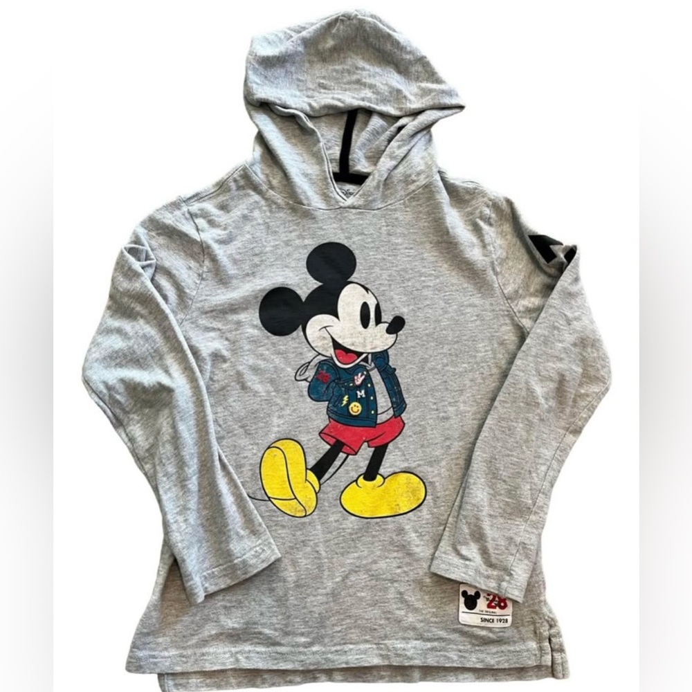 Gap Disney Mickey Mouse Gray Hooded shirt for Kids